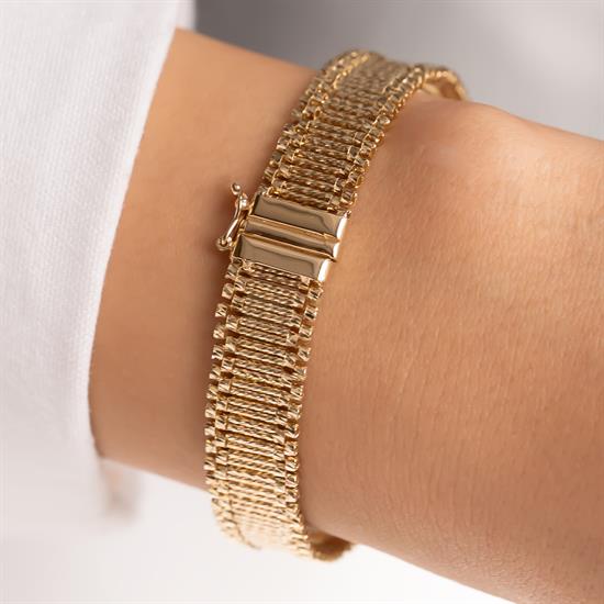 Tasarım  Kelepçe 14 Ayar Altın