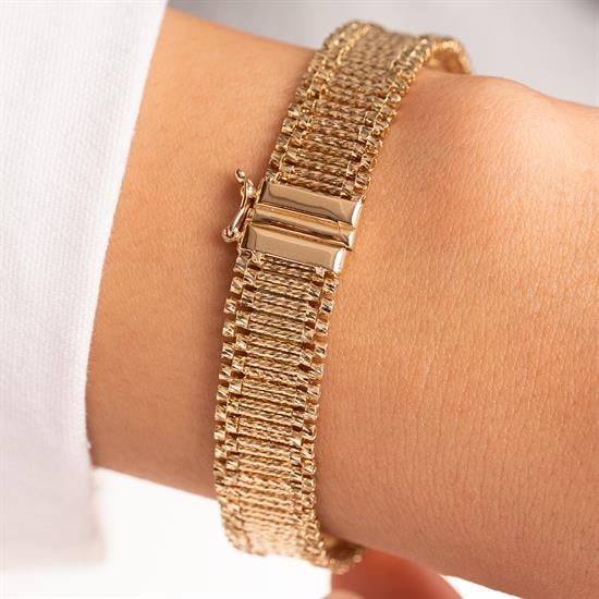 Tasarım  Kelepçe 14 Ayar Altın