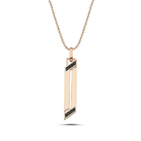 Taşlı 14 Ayar Kolye Ucu