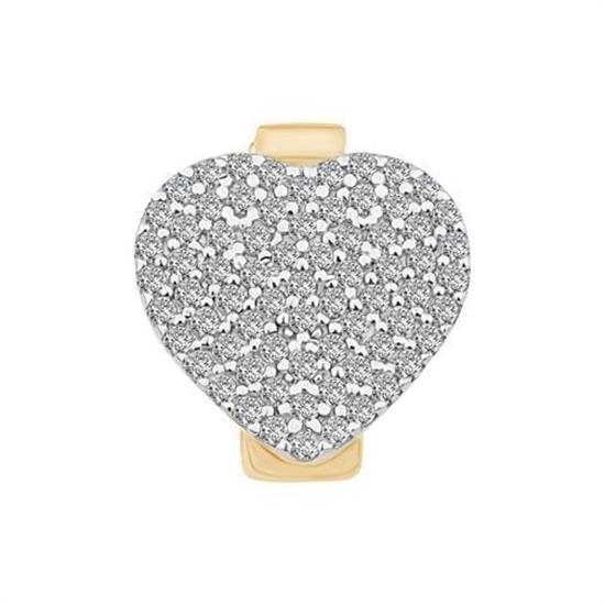 Taşlı Kalp 9Mm Bileklik Charm