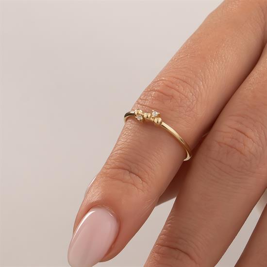 14 Ayar Altın Eklem Yüzük