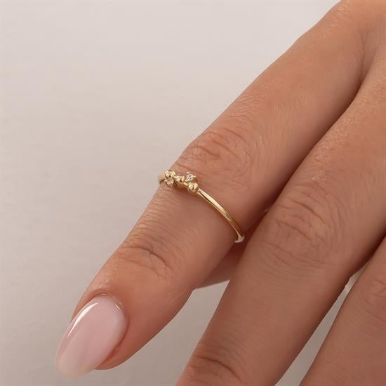 14 Ayar Altın Eklem Yüzük