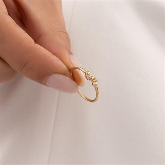 14 Ayar Altın Eklem Yüzük