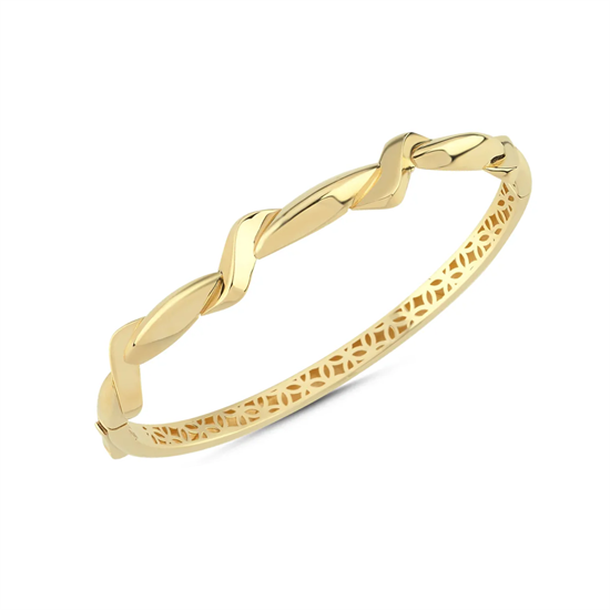 Burgu Model 14 Ayar Altın Kelepçe