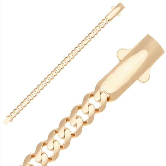 Taşsız Gurmet Spor Bileklik 14 Ayar Altın 6 Mm