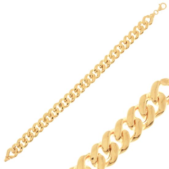 Taşsız Gurmet Spor Bileklik 14 Ayar Altın