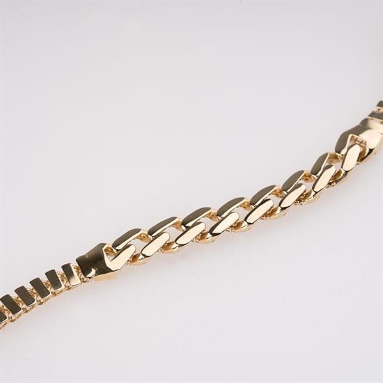 Taşsız Klasik 14 Ayar Altın Bileklik