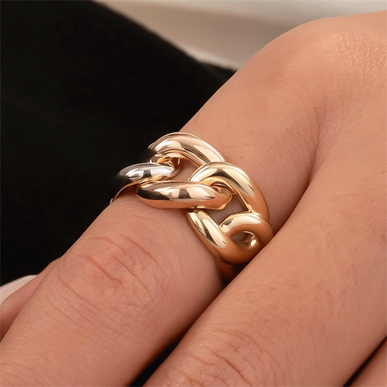 Taşsız Sarmal Model 14 Ayar Altın Yüzük