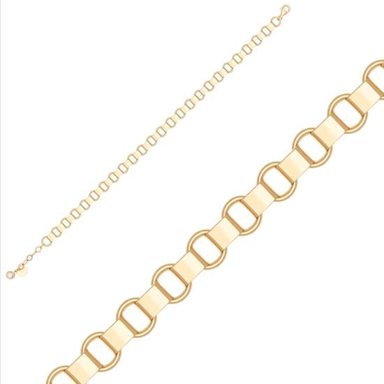 Taşsız Spor 14 Ayar Altın Bileklik