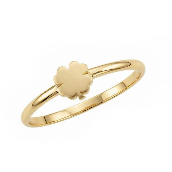 Taşsız Spor Yonca 14 Ayar Yüzük