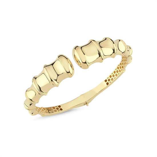 Kemik Model 14 Ayar Altın Kelepçe