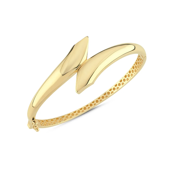 Taşsız Tasarım 14 Ayar Altın Kelepçe