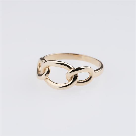 Taşsız Zincir Modeli  Yüzük 14 Ayar Altın