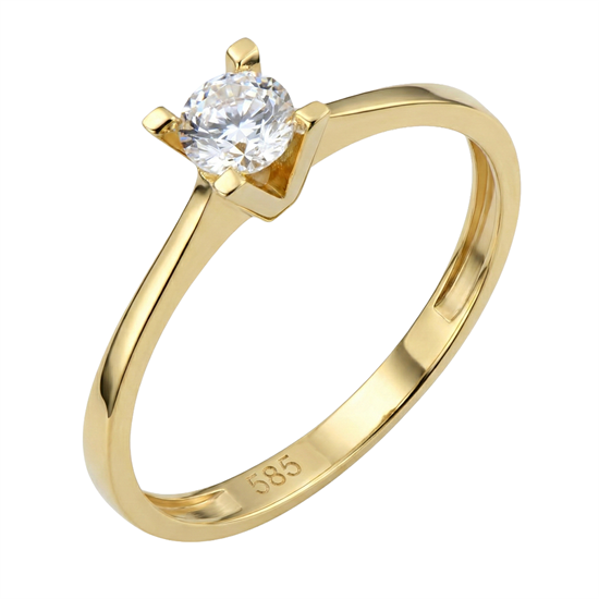 Tektaş 14 Ayar Altın Yüzük