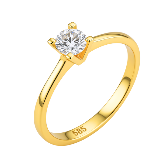 Tektaş 14 Ayar Altın Yüzük 