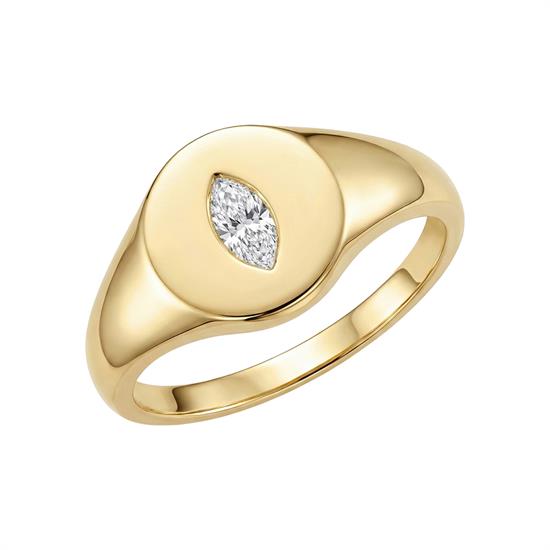 Tektaş Markiz 14 Ayar Altın Yüzük