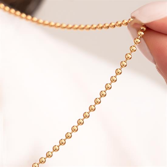 Tırnak Makası Zincir 14 Ayar Altın 4 mm