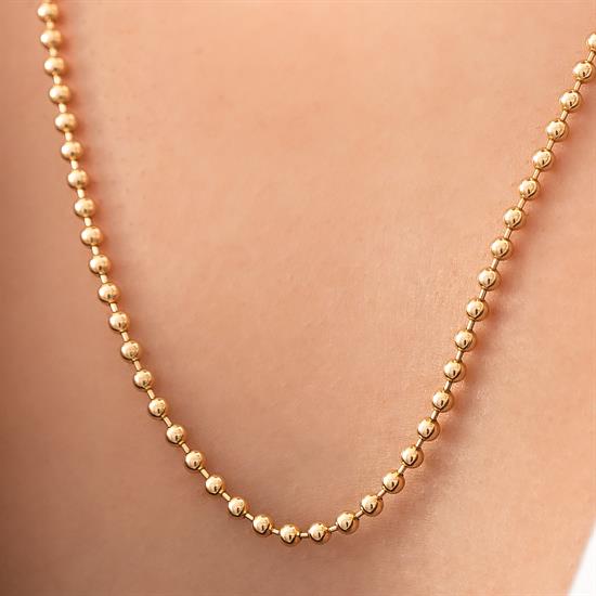 Tırnak Makası Zincir 14 Ayar Altın 4 mm