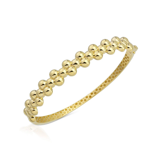 Top Detaylı 14 Ayar Altın Kelepçe