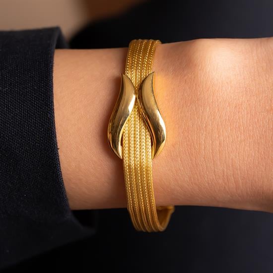 Trabzon Hasır 14 Ayar Altın Bileklik