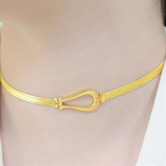 Trabzon Hasır Modern Damla Model 14 Ayar 3 Sıra Altın Set Sarı