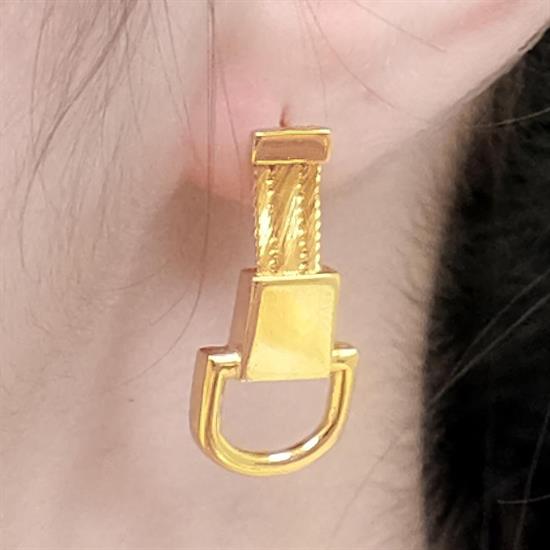 Trabzon Hasır Modern Dolunay Model 14 Ayar 3 Sıra Altın Set Sarı