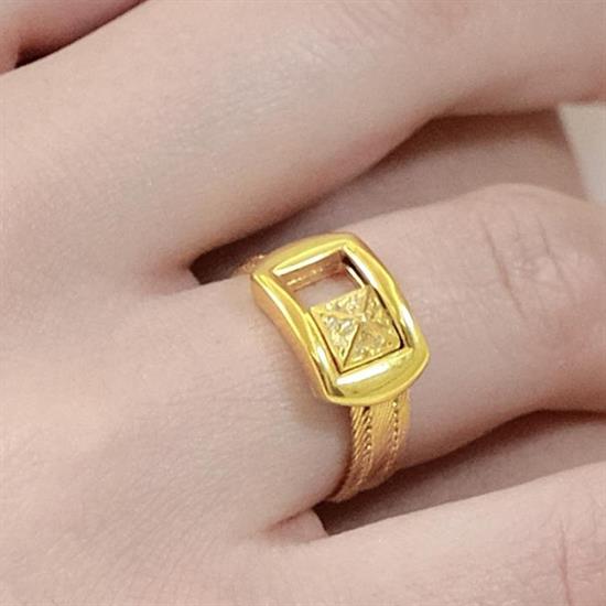 Trabzon Hasır Modern Hareketli Küp Model 14 Ayar 3 Sıra Altın Set Sarı