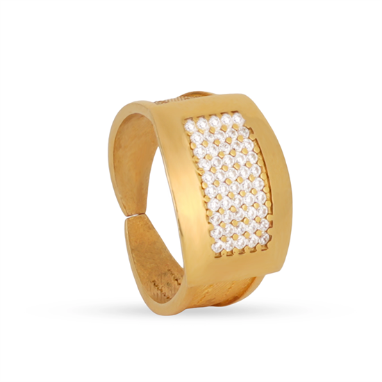 Trabzon Hasır Set Klasik Taşlı Toka 7 Sıra 14 Ayar Altın