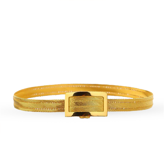 Trabzon Hasır Set Klasik Toka 3 Sıra 14 Ayar Altın