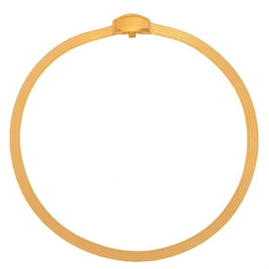 Trabzon Hasır Kolye Klasik Toka 5 Sıra 14 Ayar Altın