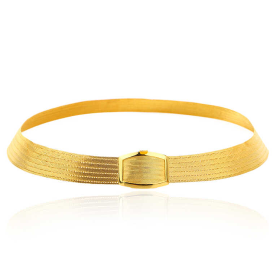 Trabzon Hasır Set Klasik Toka 7 Sıra 14 Ayar Altın