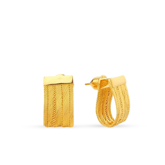 Trabzon Hasır Set Klasik Toka 7 Sıra 14 Ayar Altın