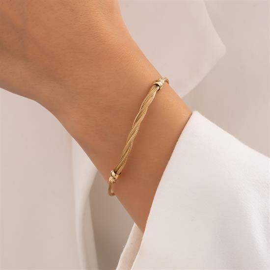 Trend 14 Ayar Altın Bileklik