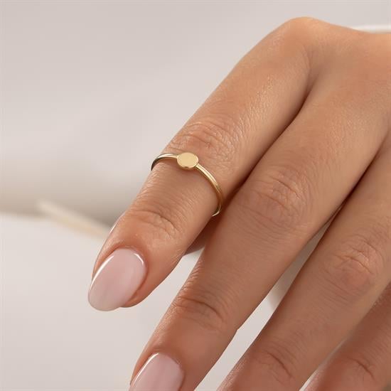 Trend 14 Ayar Altın Yüzük