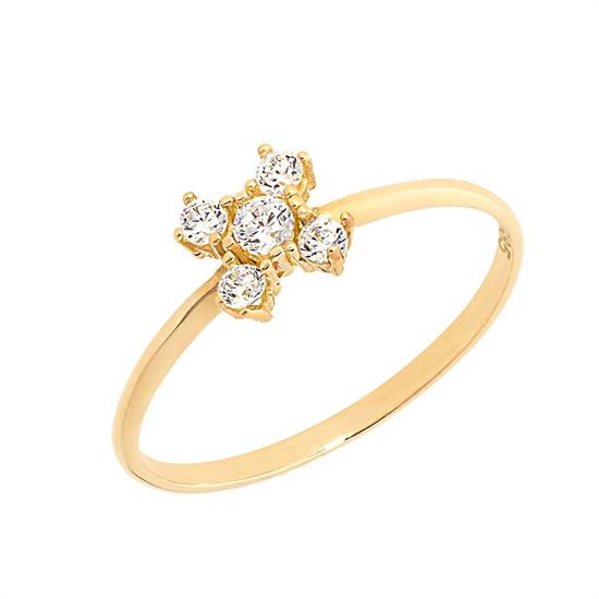 Trend 14 Ayar Altın Yüzük