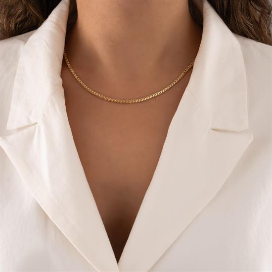 Trend 14 Ayar Altın Zincir 4 Mm
