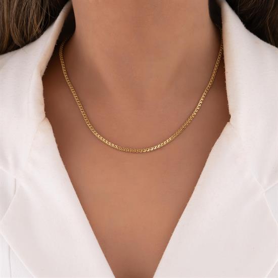 Trend 14 Ayar Altın Zincir 4 Mm