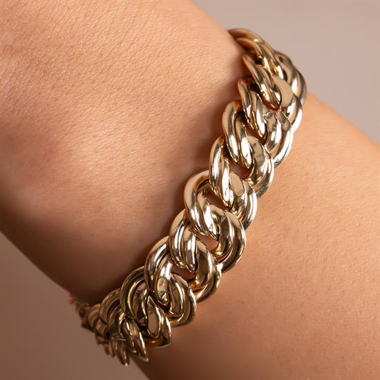 Trend Gurmet 14 Ayar Altın Bileklik