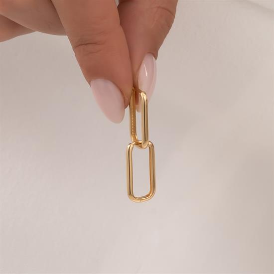 Trend Küpe 14 Ayar Altın