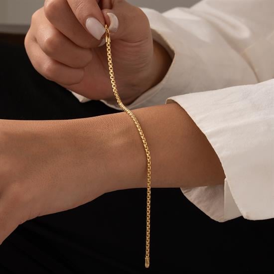 Trend Model 14 Ayar Altın Bileklik