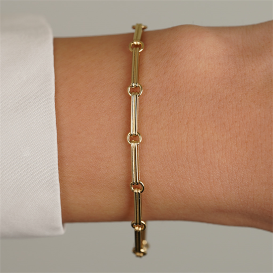 Trend Model 14 Ayar Altın Bileklik