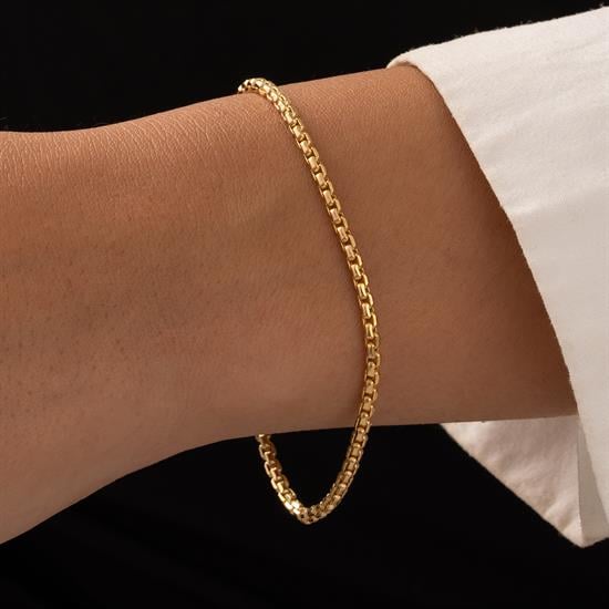 Trend Model 14 Ayar Altın Bileklik