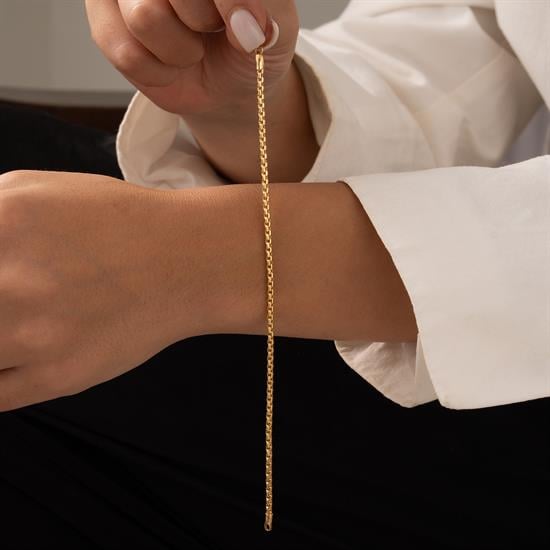 Trend Model 14 Ayar Altın Bileklik