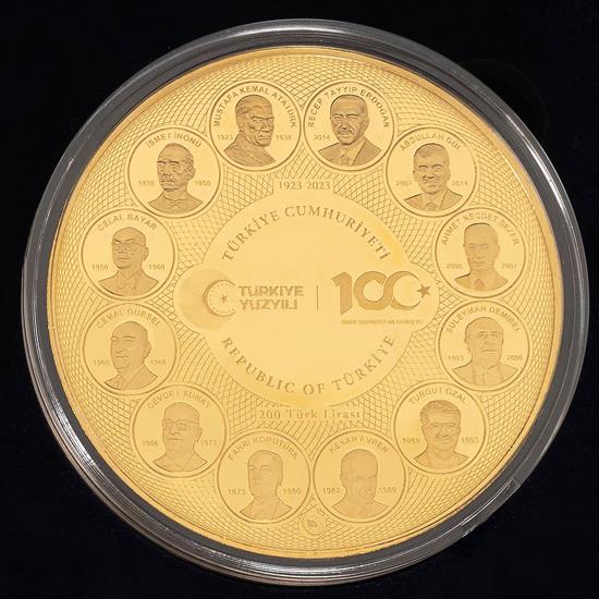 Türkiye Cumhuriyetinin 100. Yılı Altın Hatıra Parası