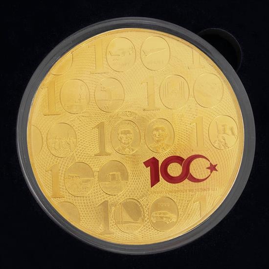 Türkiye Cumhuriyetinin 100. Yılı Altın Hatıra Parası