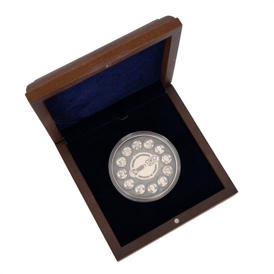 Türkiye Cumhuriyetinin 100. Yılı Gümüş Okside Hatıra Parası