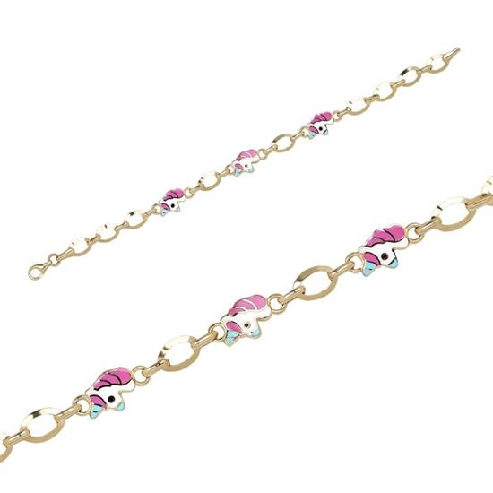Unicorn Çocuk Altın Bileklik 14 Ayar