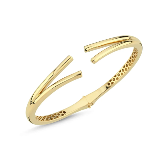 V Model Spor 14 Ayar Altın Kelepçe