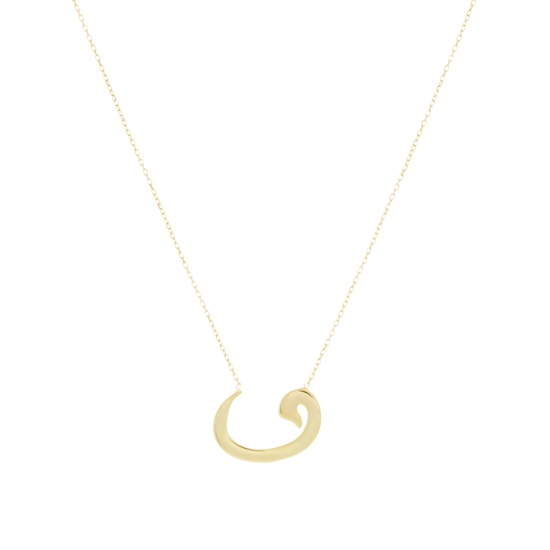 Vav 14 Ayar Altın Kolye