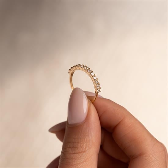 Yarım Tur Altın Yüzük